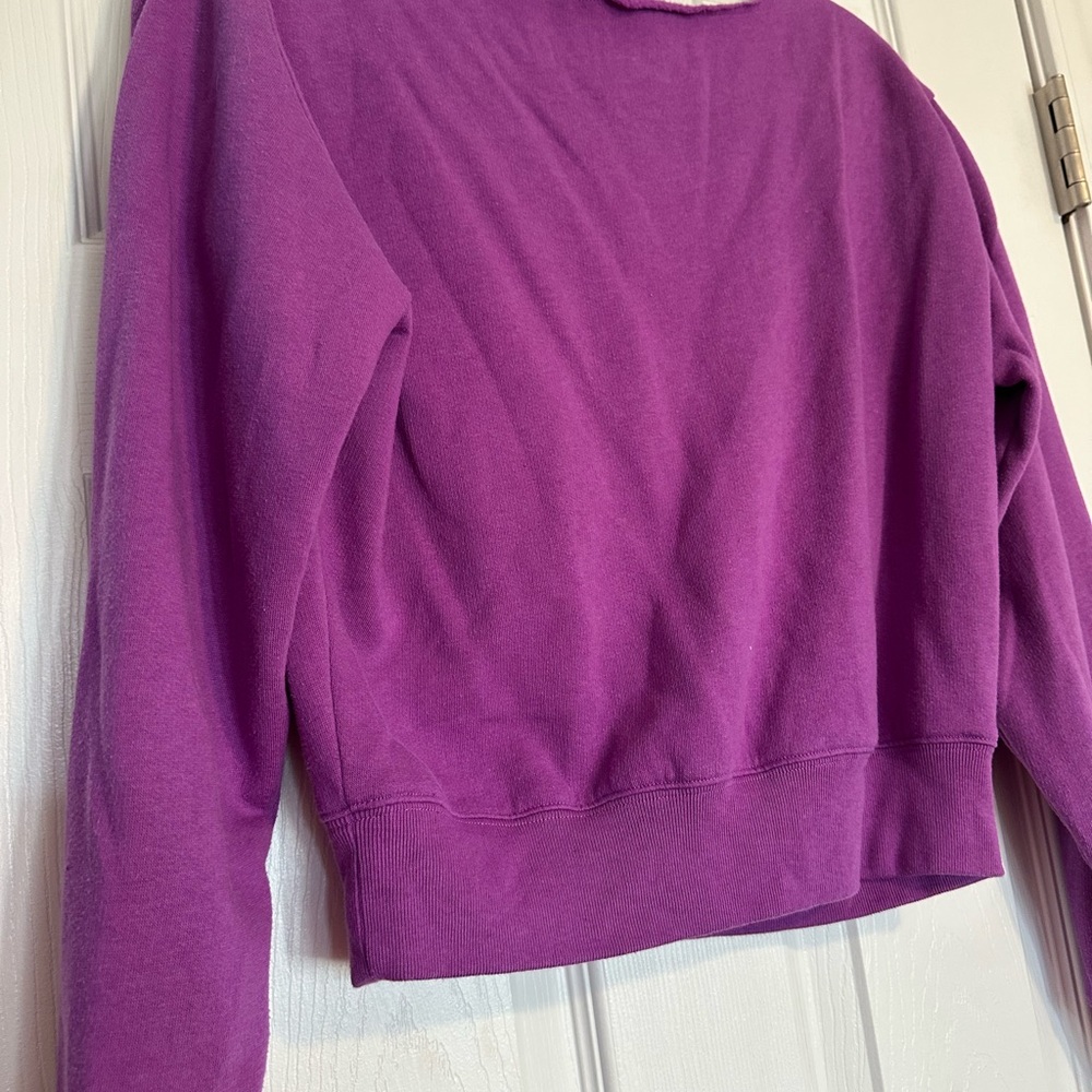 VS Pink Purple Wide Neck Sweater Size Small - Picture 5 of 5